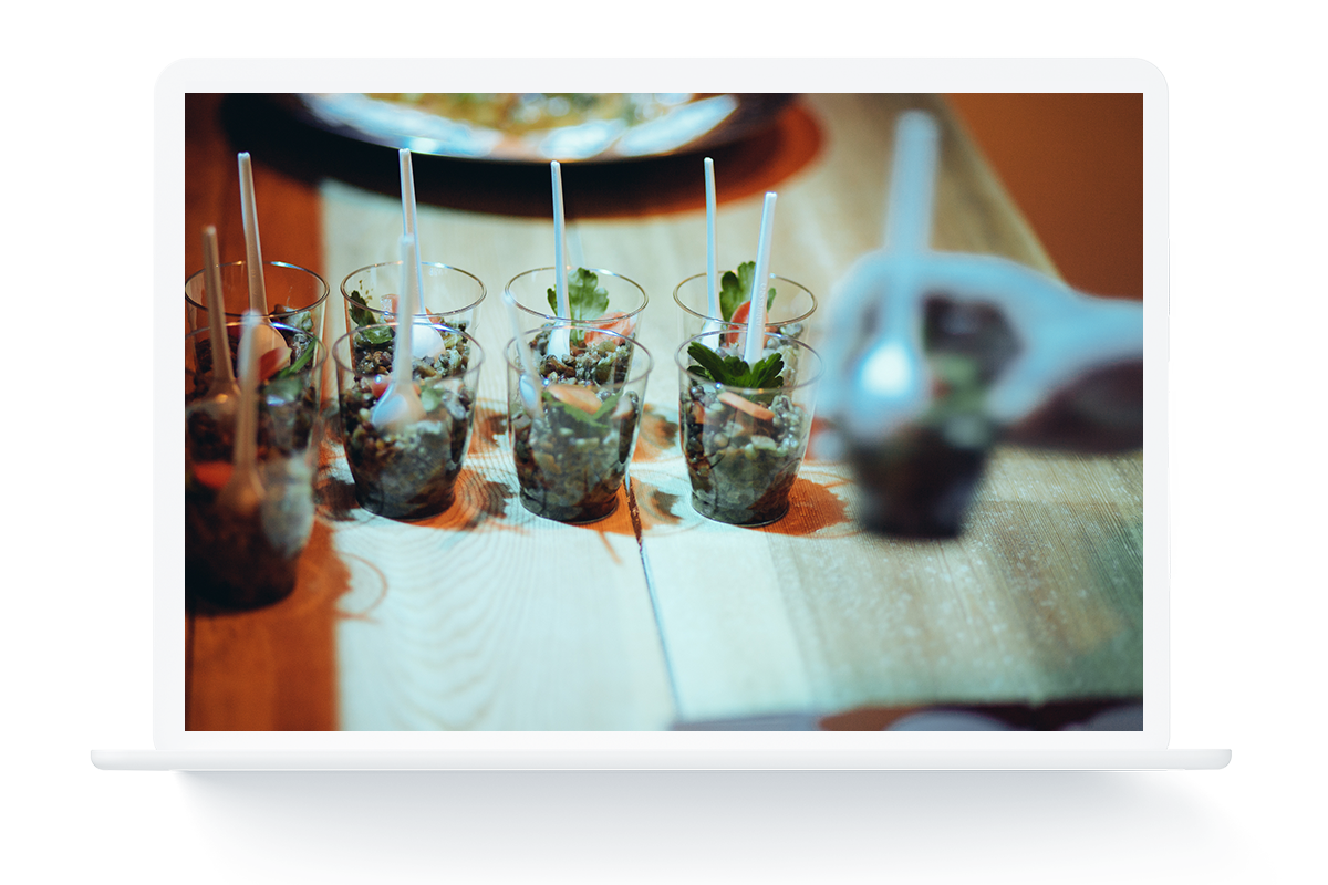 salat catering impression salat catering impression